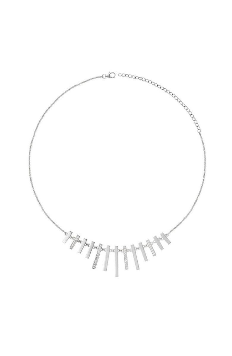 Lucy Quartermaine Key Necklace, Main, color, Sterling Silver