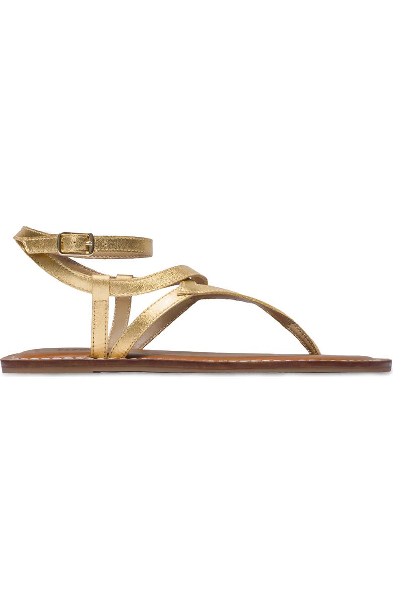 Bernardo Footwear Mallorie Thong Sandal, Main, color, Gold