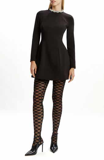 Bardot Delphi Embellished Long Sleeve Minidress
