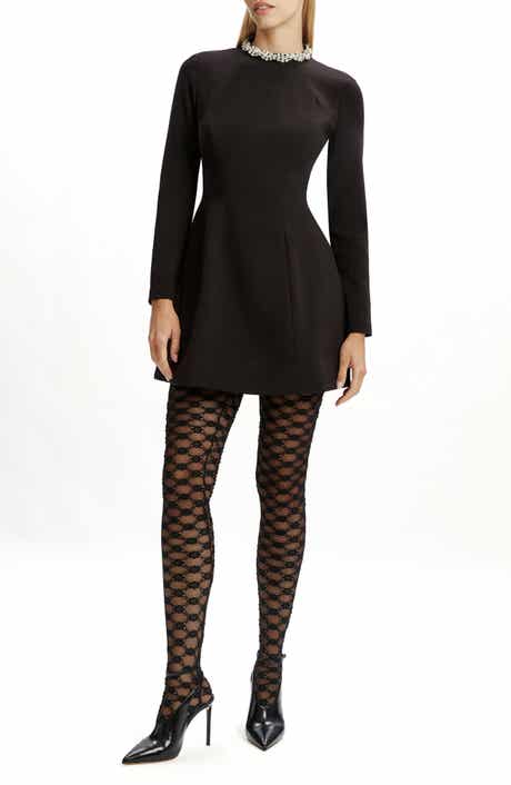 Bardot Delphi Embellished Long Sleeve Minidress