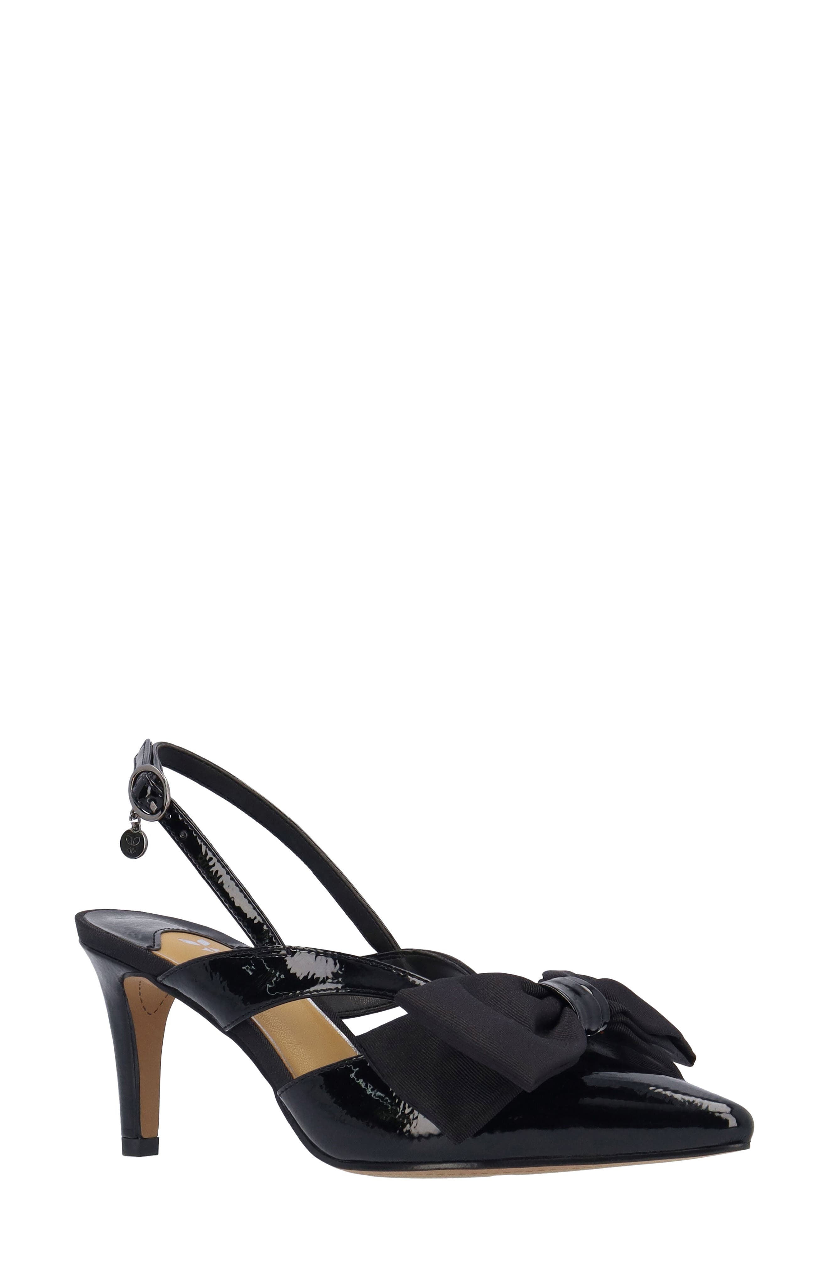 J. Reneé Morigen Slingback Pointed Toe Pump In Black