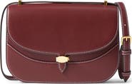 Veronica Beard Dash Leather Saddle Bag