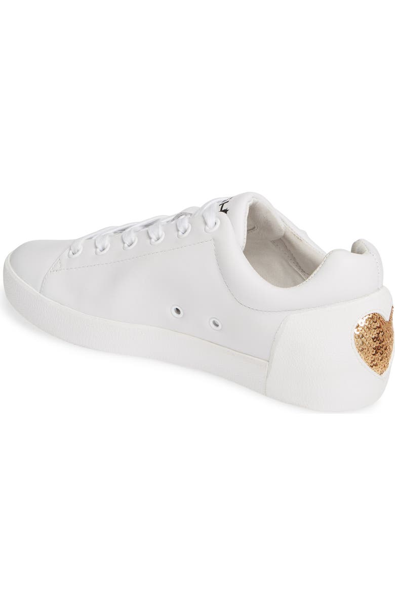 Ash Nikita Sequin Heart Sneaker, Alternate, color,