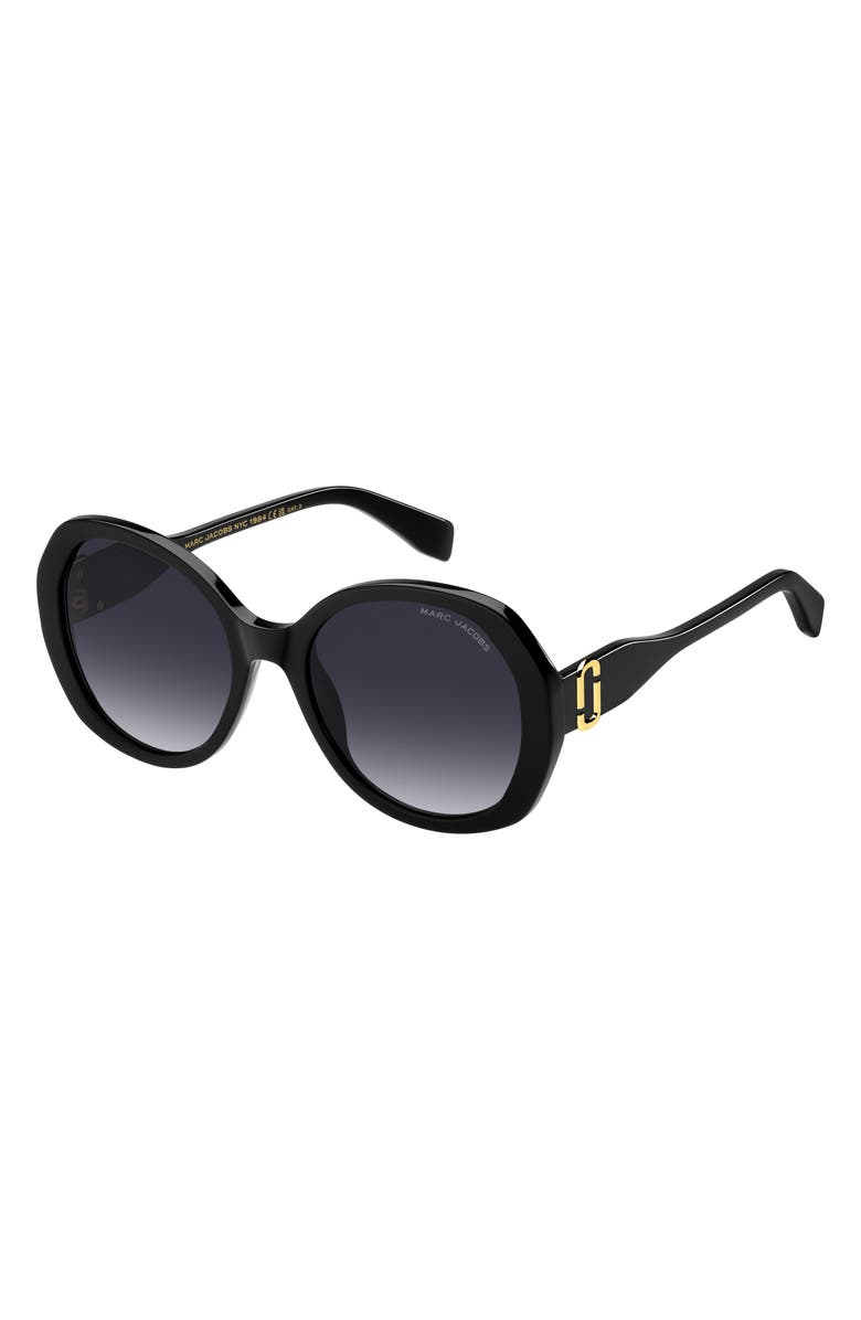 Marc Jacobs 55mm Gradient Oval Sunglasses, Alternate, color, 