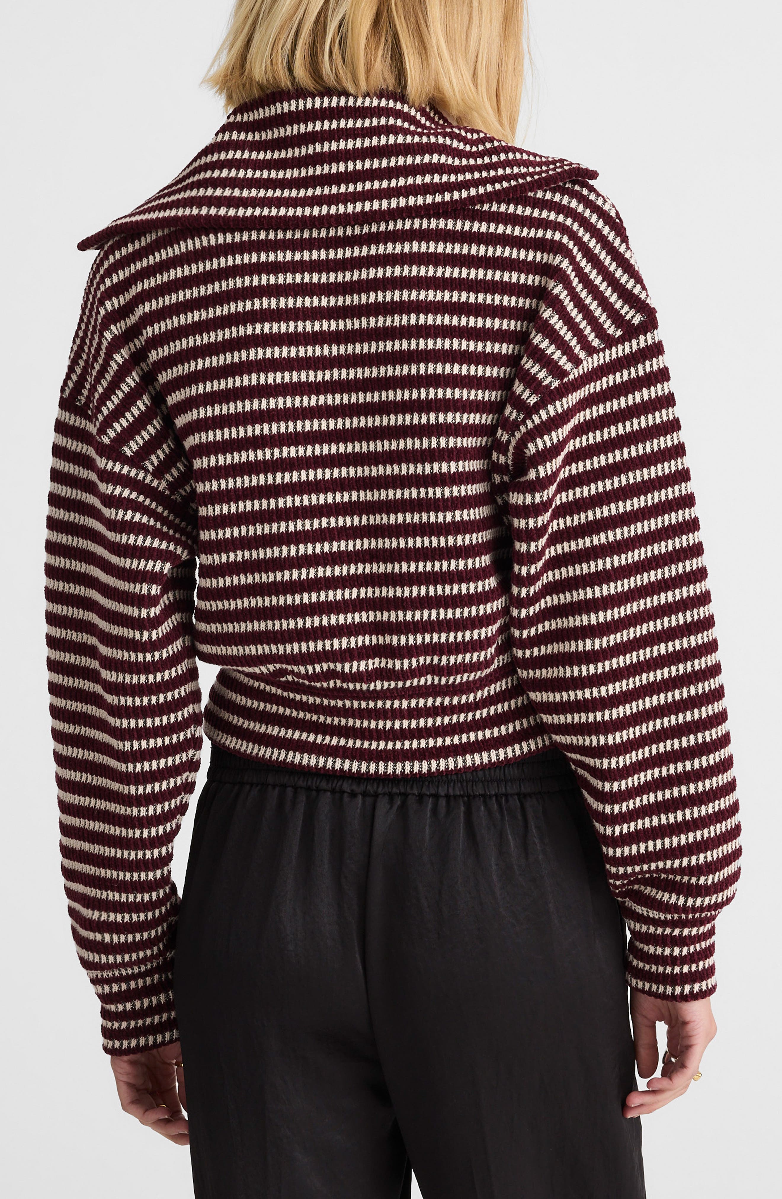 Zip Up Knit Jacket - image 2