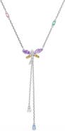 Swarovski x Ariana Grande Multicolor Crystal Y-Necklace