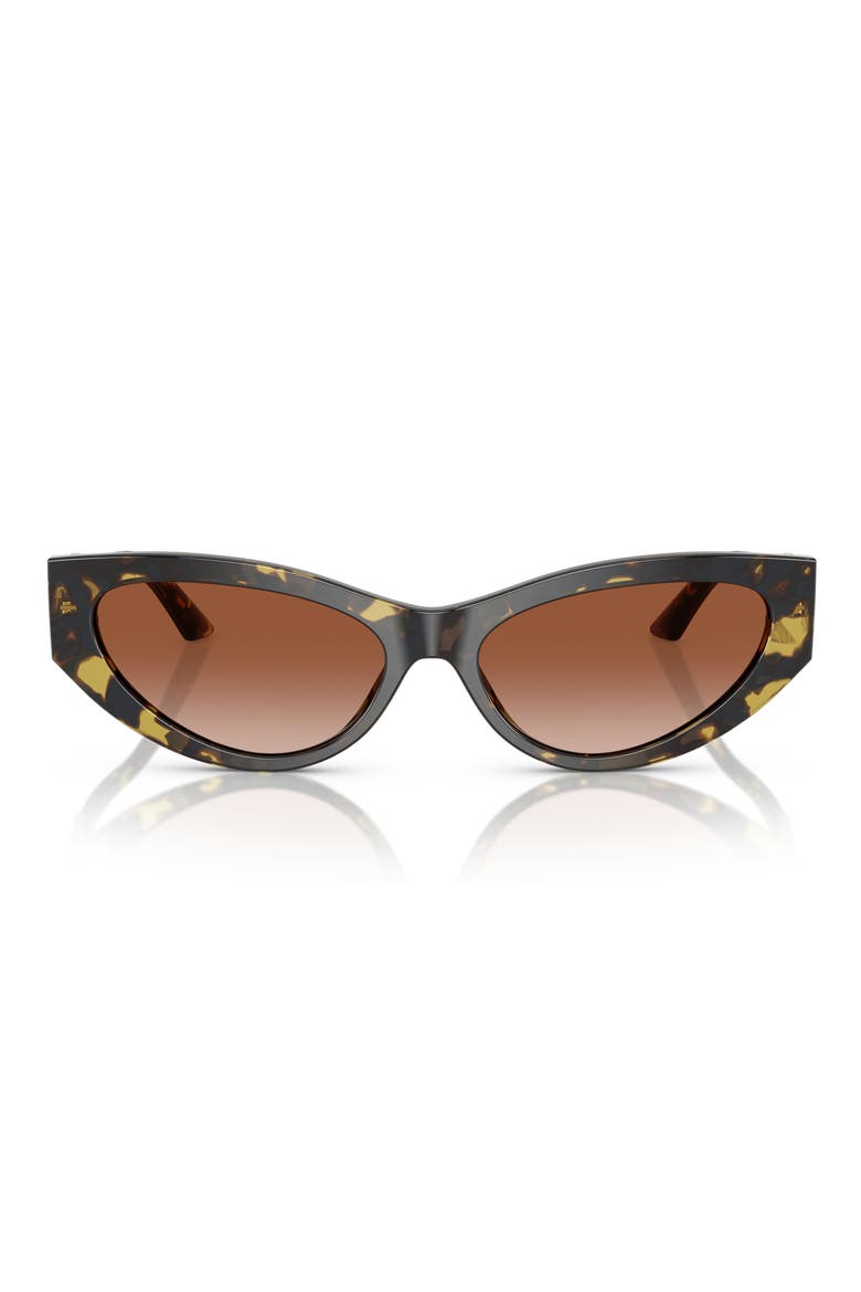 56mm Cat Eye Sunglasses, Main, color, HAVANA
