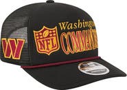 New Era Men's New Era Black Washington Commanders Throwback Foam 19TWENTY Adjustable Hat