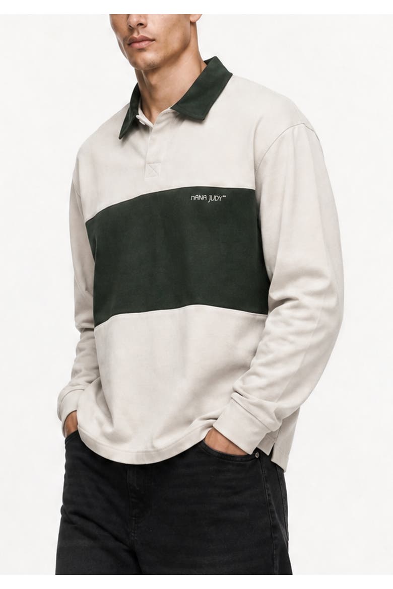 Le Val Rugby Polo, Alternate, color, bone emerald