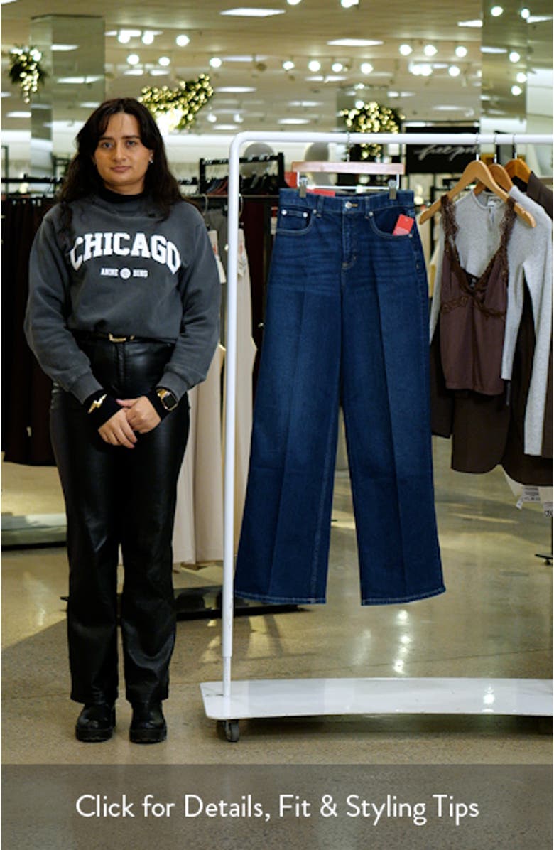 SPANXshape<sup>™</sup> Authentic 360 High Waist Wide Leg Jeans, sales video thumbnail