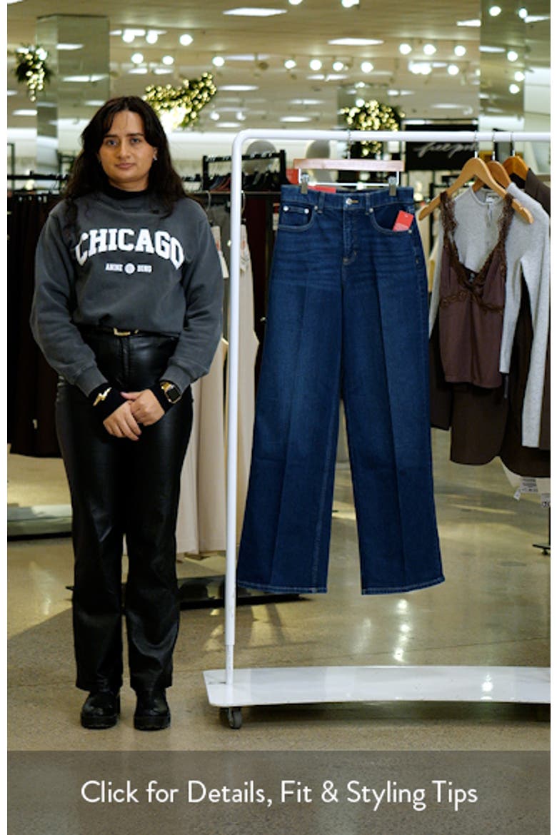 SPANXshape™ Authentic 360 High Waist Wide Leg Jeans video