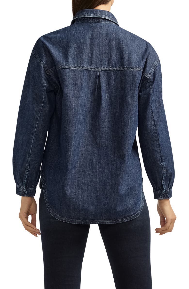 JAG Collette Relaxed Denim Button-Up Shirt, Alternate, color, 