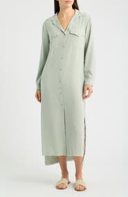 Cloth & Stone Long Sleeve Maxi Shirtdress