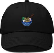 Dalix Noodles Embroidered Casual Cap