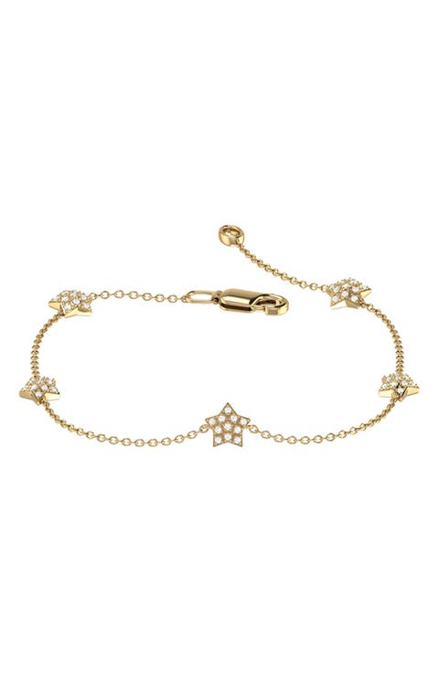 Starkissed Diamond Station Chain Bracelet
