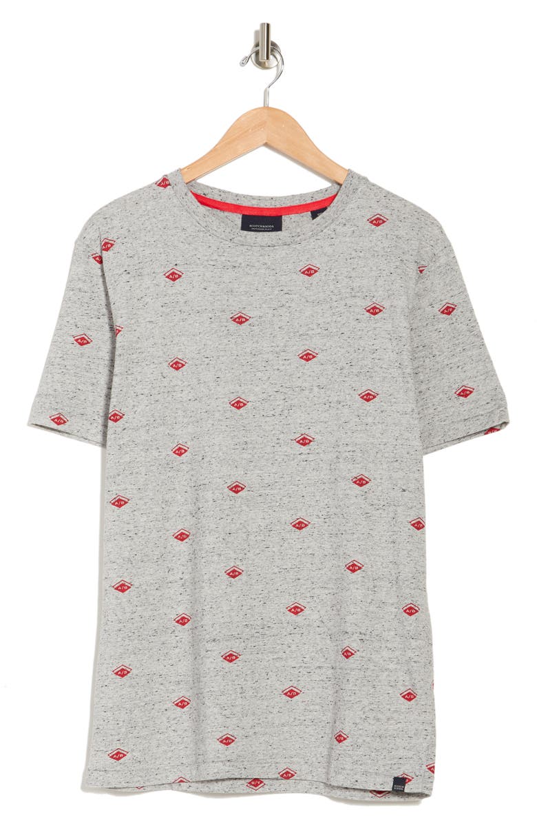 Scotch & Soda Stripe Crew Neck T-Shirt, Alternate, color, 