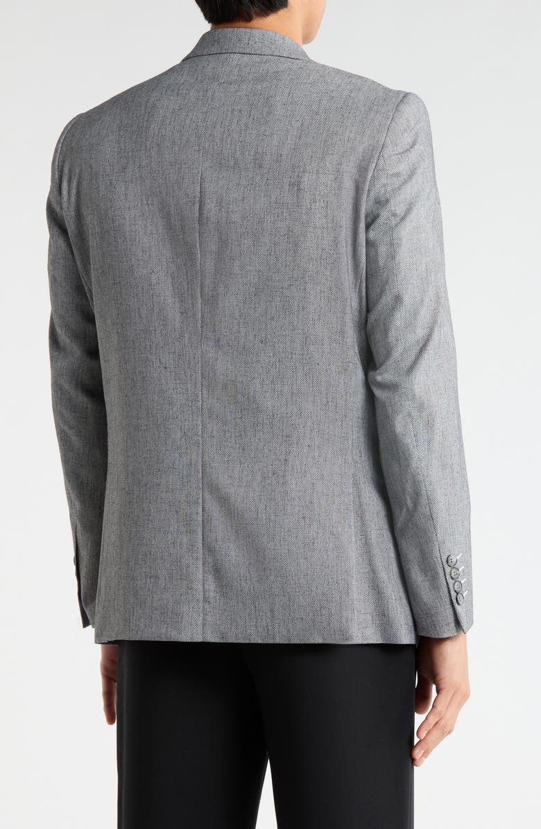 T.R. PREMIUM Slim Fit Solid Stretch Sport Coat, Alternate, color, Black