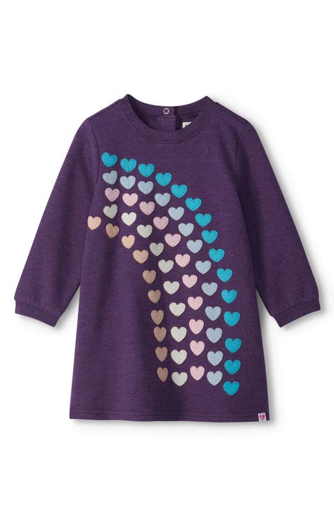 Kids' Majesty Hearts Cotton Dress