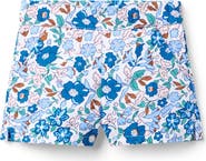 Janie and Jack Floral Canvas Short