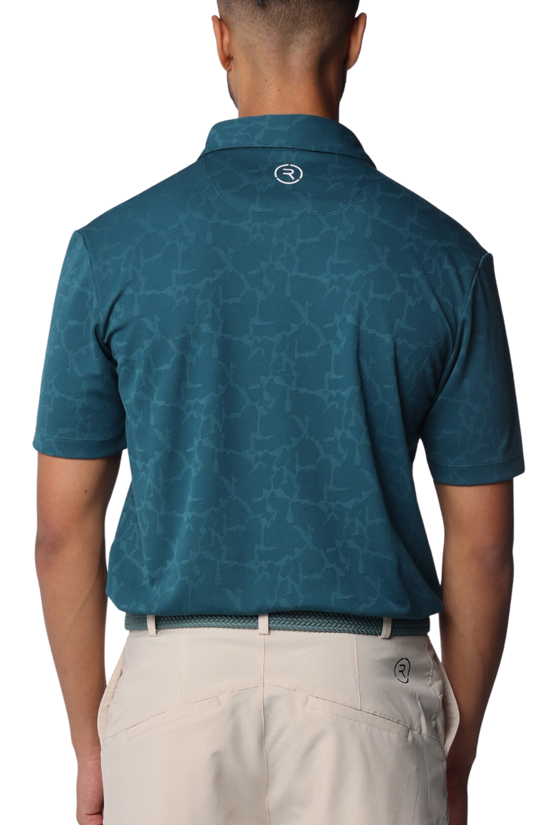 Reflo Yamuna 100% Recycled Material Polo, Alternate, color, Warm Green