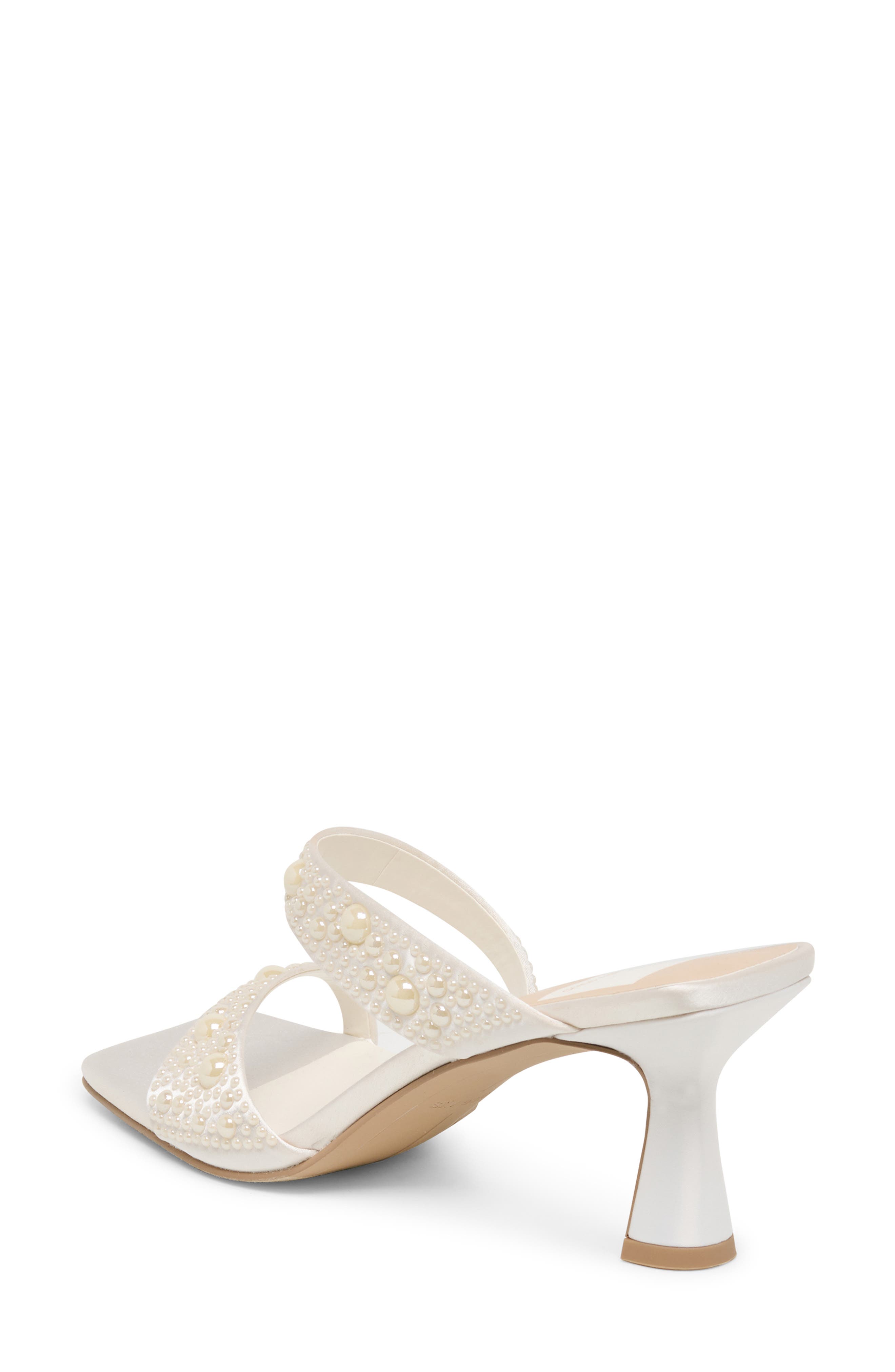 Dolce Vita Mahala Embellished Slide Sandal, Alternate, color, Ivory Stella