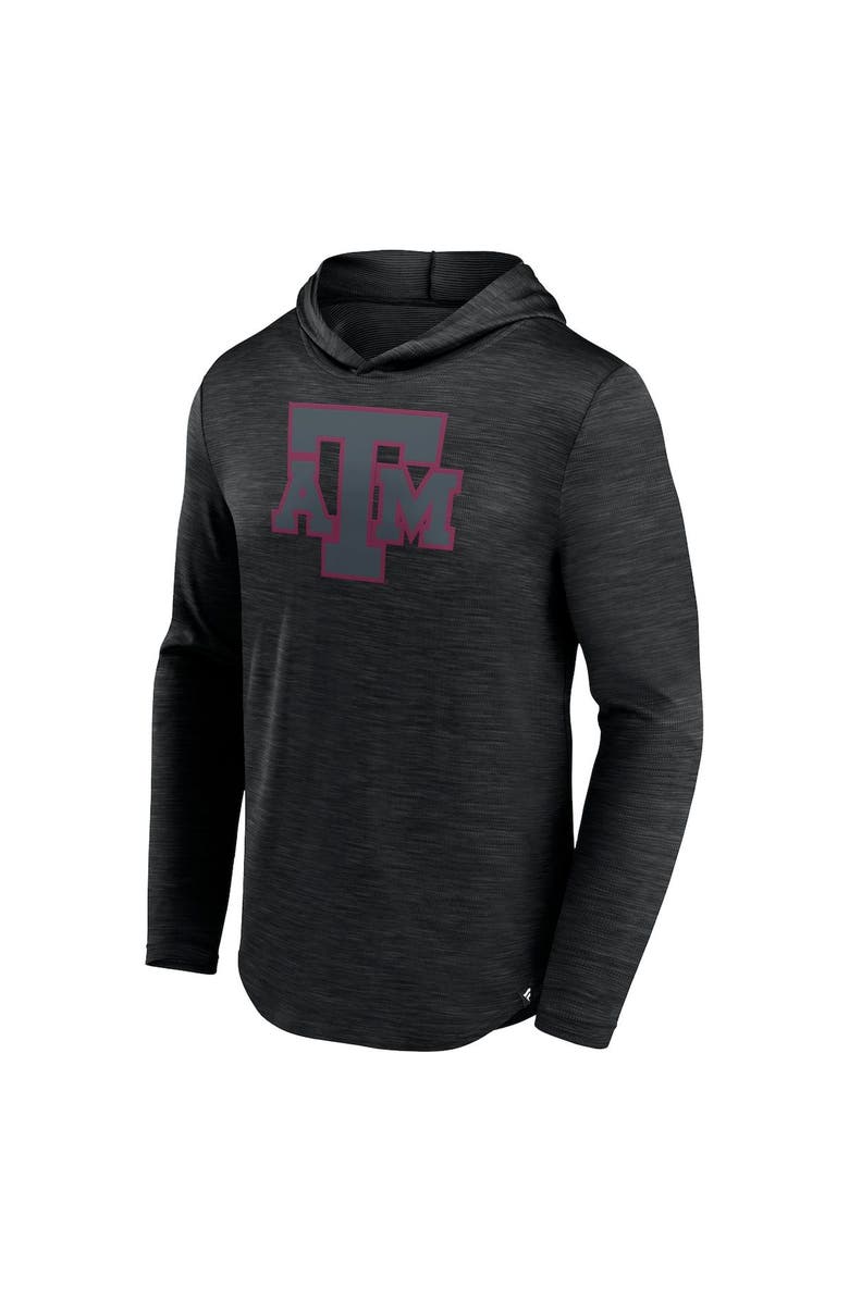 FANATICS Men's Fanatics Branded Heather Black Texas A&M Aggies Transitional Hoodie T-Shirt, Alternate, color, Heather Black