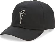 Rick Owens DRKSHDW Embroidered Cotton Baseball Cap