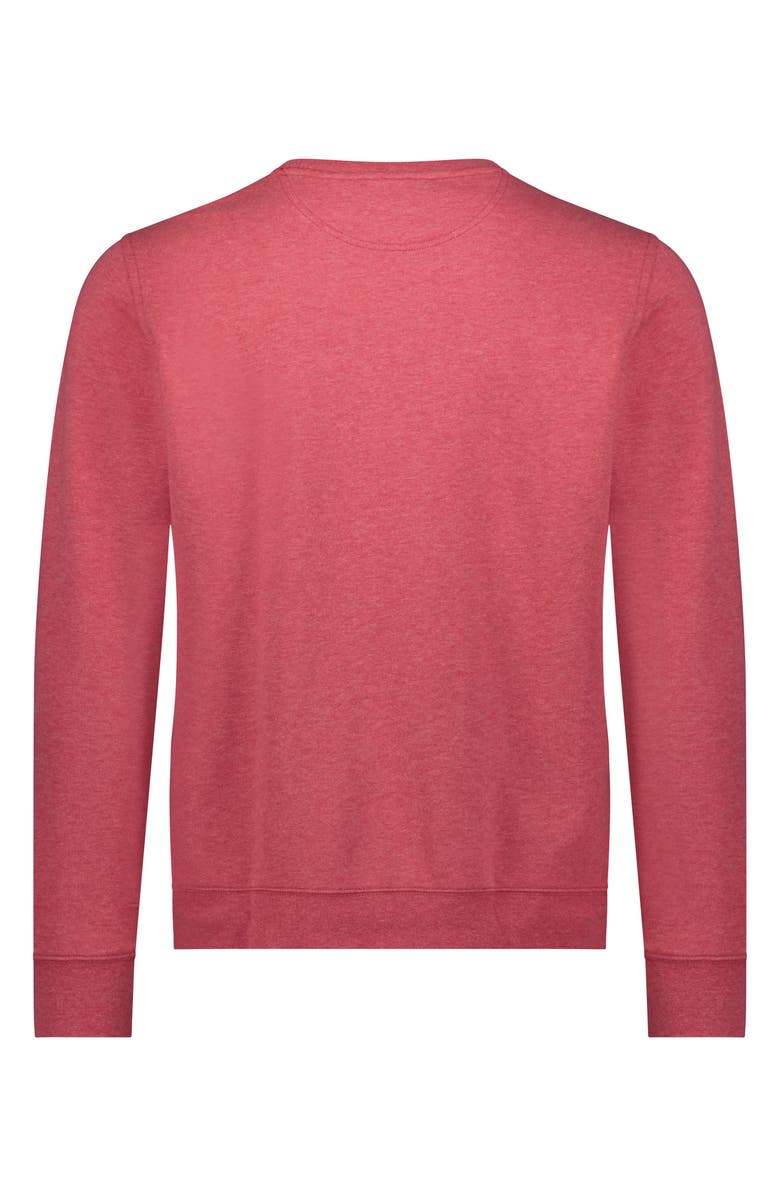 Brooks Brothers Logo Graphic Pullover Sweatshirt, Alternate, color, Red Heather Multi