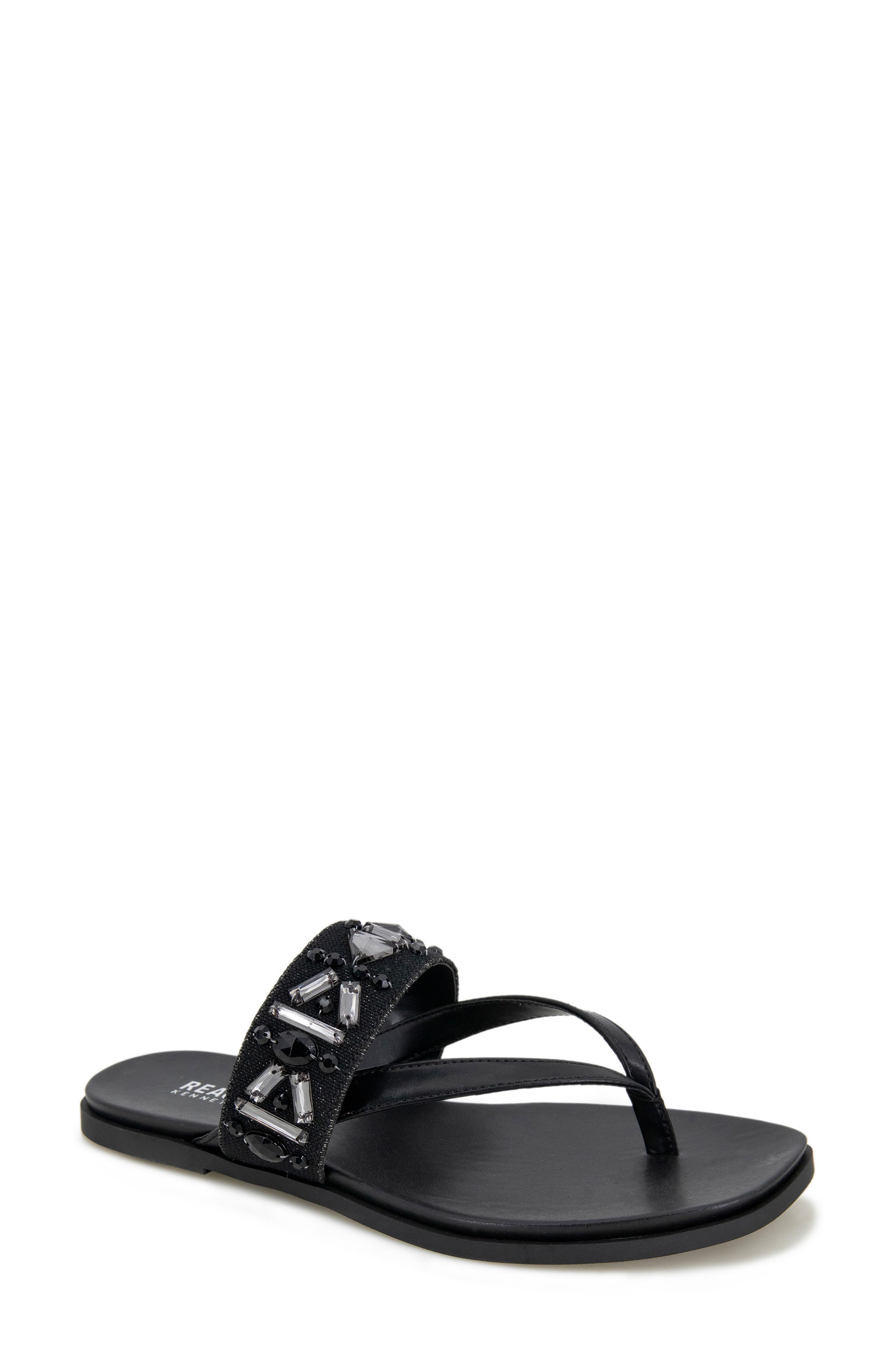 Kenneth Cole REACTION Sandalo Infradito Con Zeppa Donna – Greatly Thong, Taglia 39, Tessuto Naturale - 3