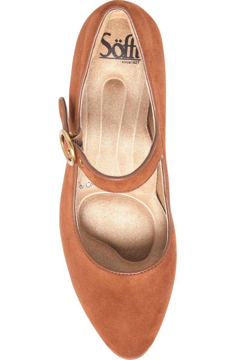Söfft Petra Mary Jane Pump, Alternate, color, Russet Brown