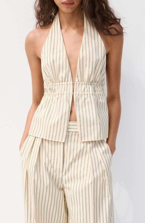 Tatin Backless Halter Top
