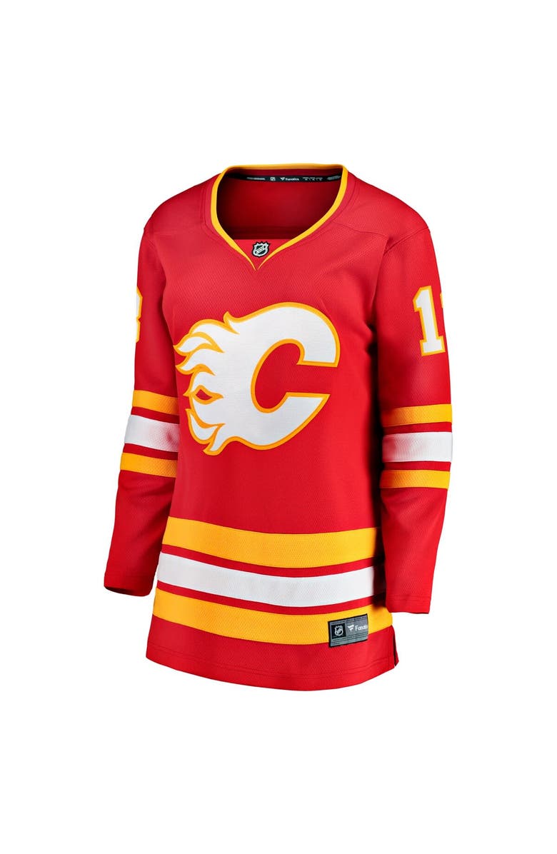 FANATICS Women's Fanatics Branded Johnny Gaudreau Red Calgary Flames Home Premier Breakaway Player Jersey, Alternate, color, 