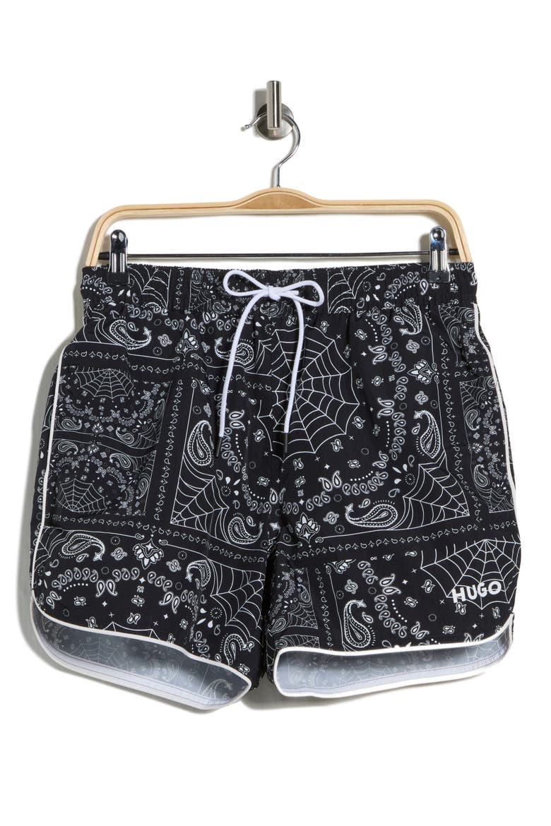 Rik Swim Trunks, Alternate, color, BLACK