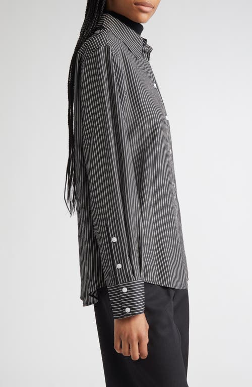 Proenza Schouler Lynsey Stripe Button-up Shirt In Multi