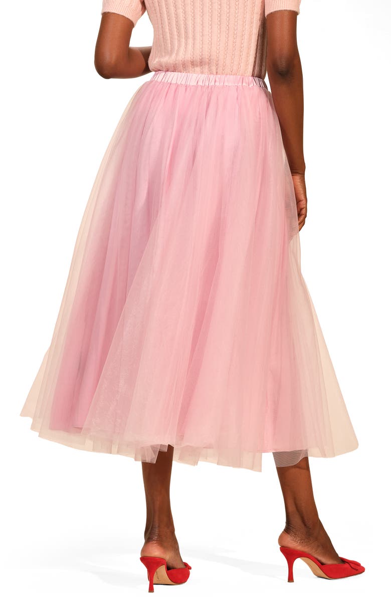 Isaac Mizrahi New York Tulle Maxi Skirt, Alternate, color, Orchid Pink