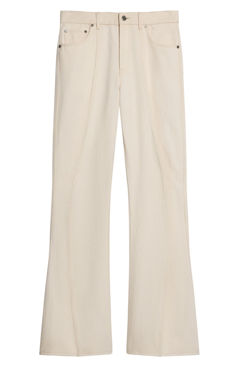 Helmut Lang Wide Leg Jeans, Alternate, color, Ecru