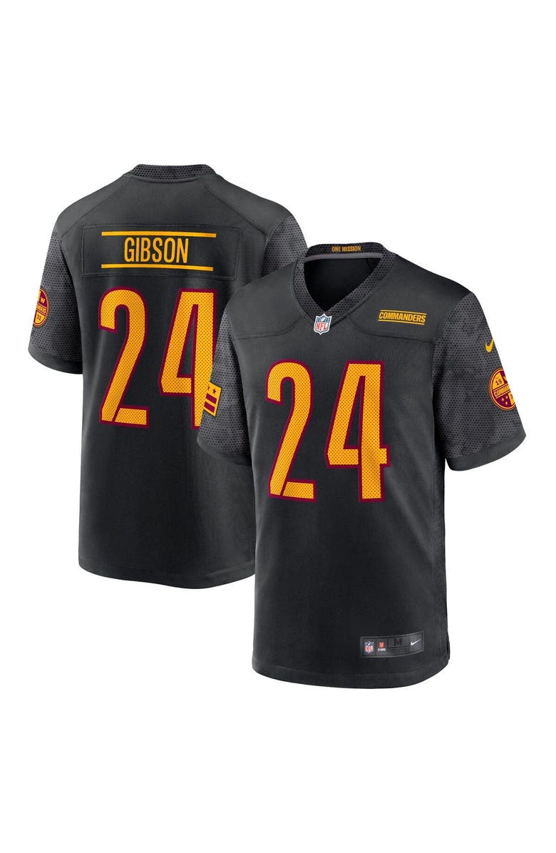 Nike Men's Nike Antonio Gibson Black Washington Commanders Alternate Game Player Jersey, Main, color,