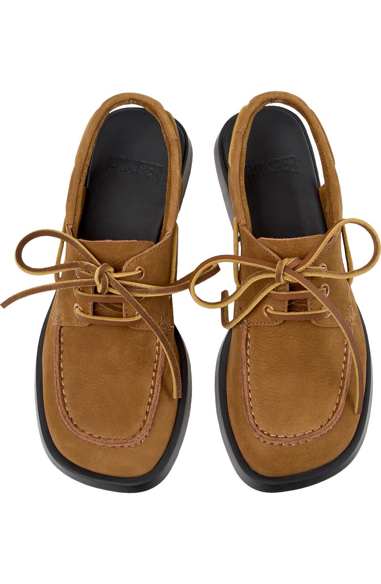 Camper Donna Loafer Mule, Alternate, color, Medium Brown