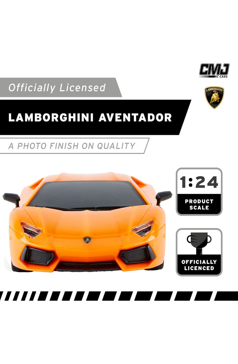 CMJ RC Cars Lamborghini Orange Lp7004 Remote Controlled Car, Alternate, color, Multicolored
