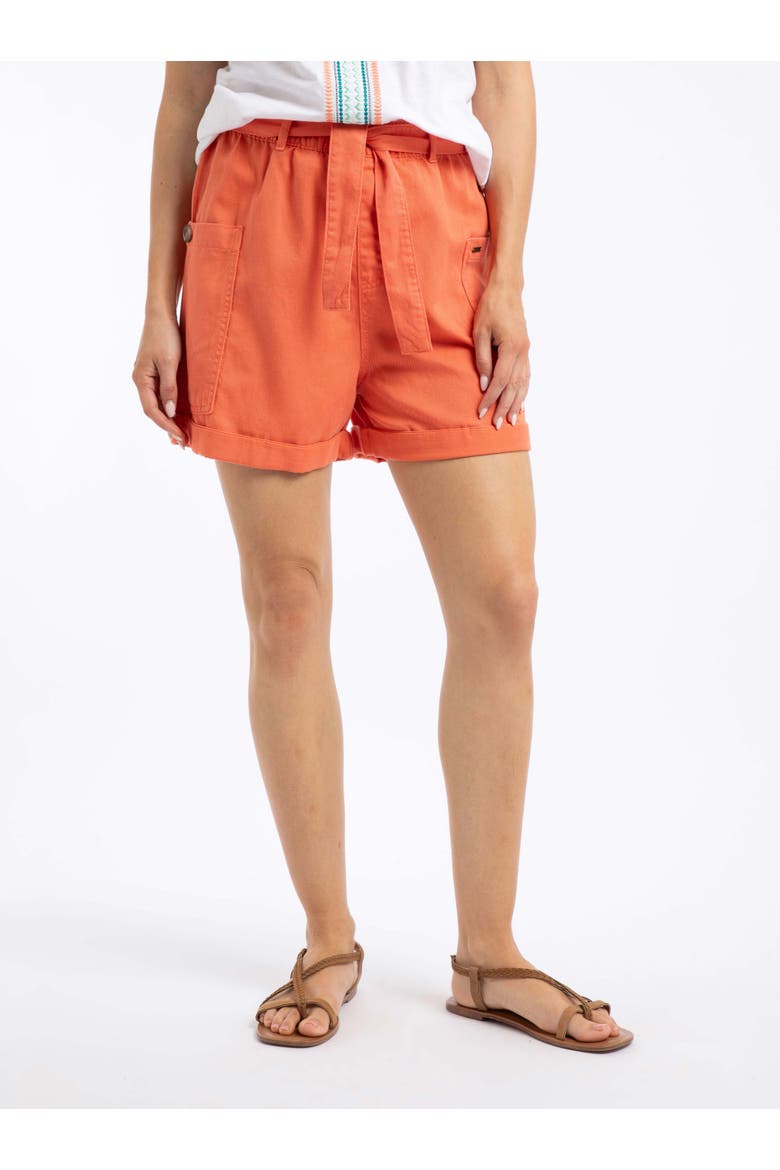 Cynthia Twill Shorts, Main, color, Jaffa