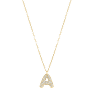 Electric Picks Bubble Letter Necklace