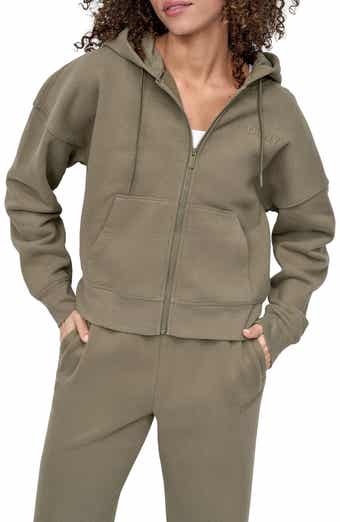 DKNY Logo Full Zip Hoodie