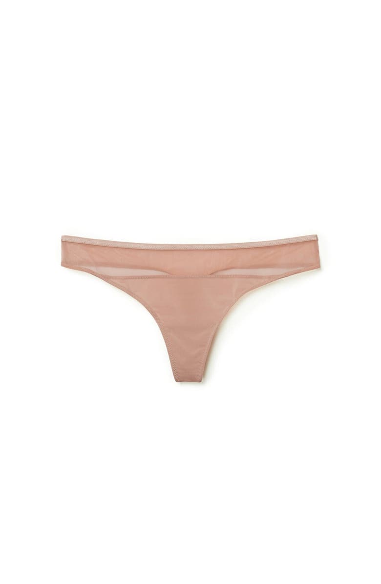 Adore Me Fallon Thong Panties, Alternate, color, Medium Beige
