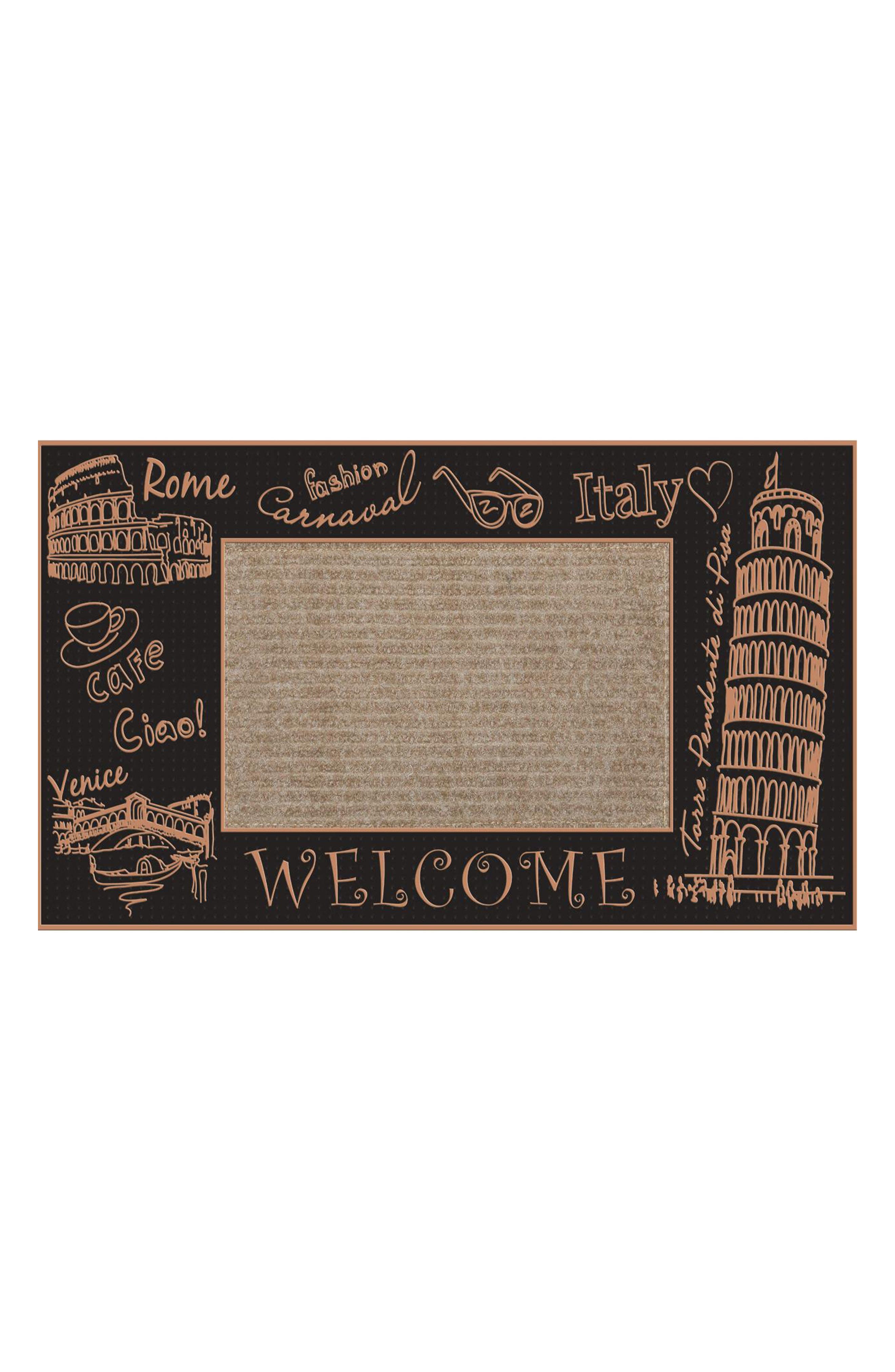 J AND V TEXTILES Welcome Outdoor Mat