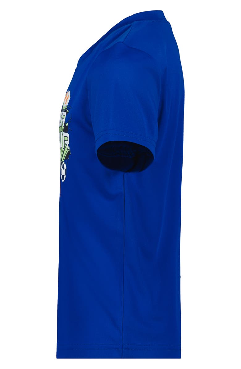 Under Armour Kids' Graphic Tech Print T-Shirt, Alternate, color, Royal