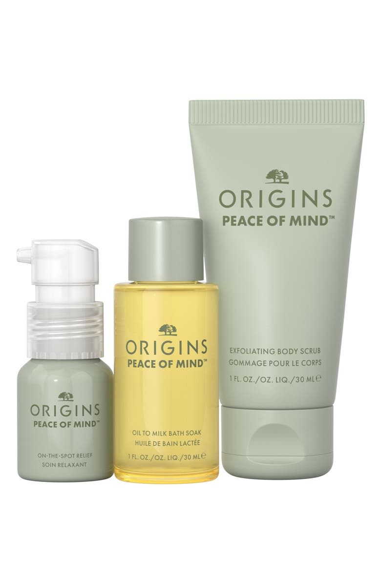 Origins Peace of Mind Relaxing Bath & Body Gift Set $27 Value, Alternate, color,