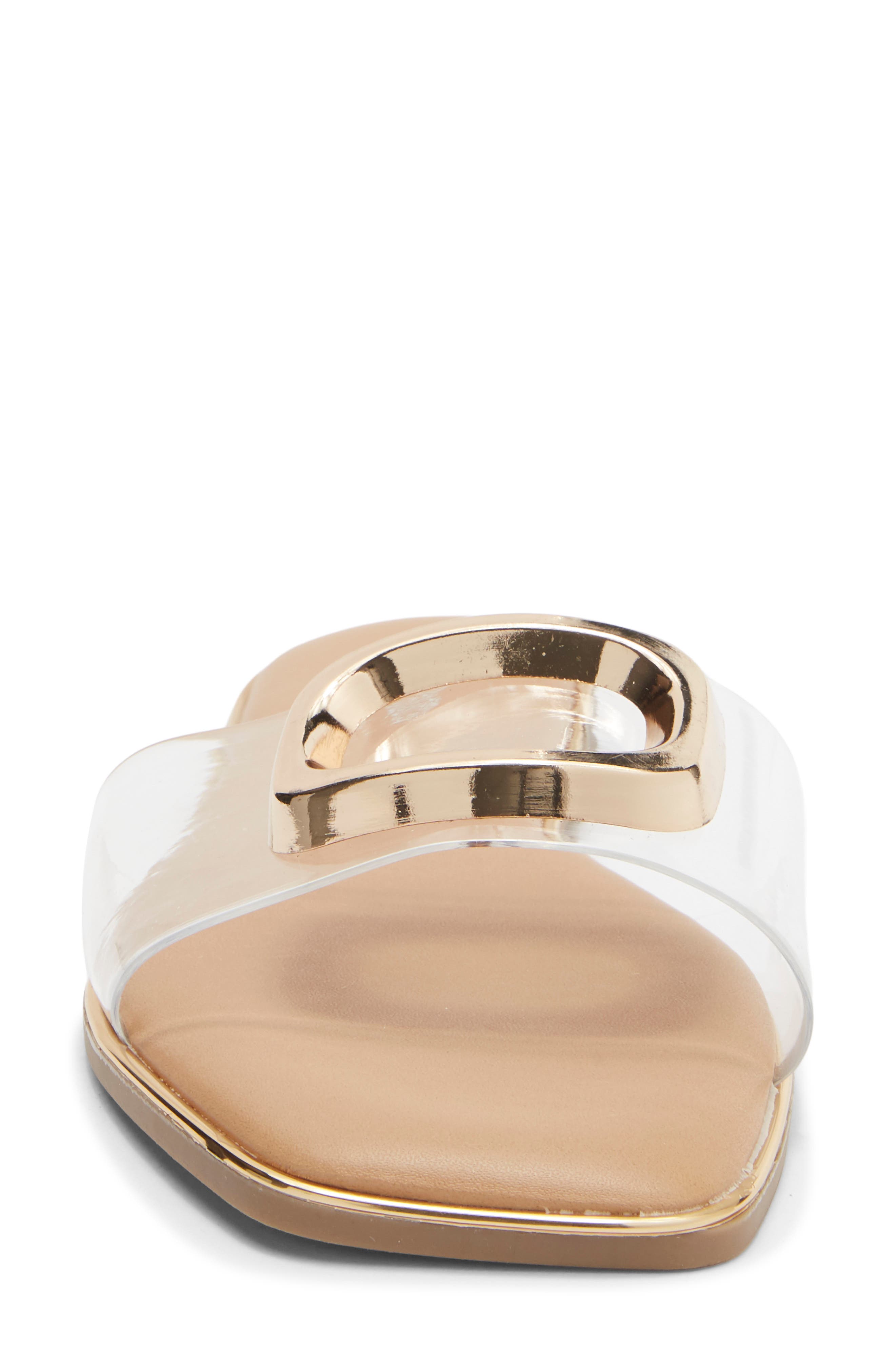 TOP MODA Moana Slide Sandal, Alternate, color, Clear