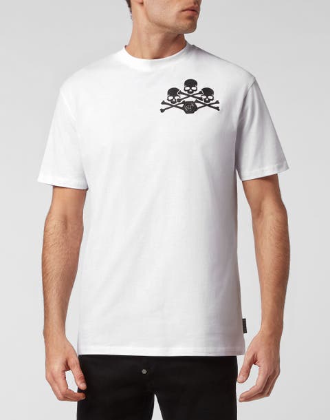 T-Shirt Round Neck Ss Skull