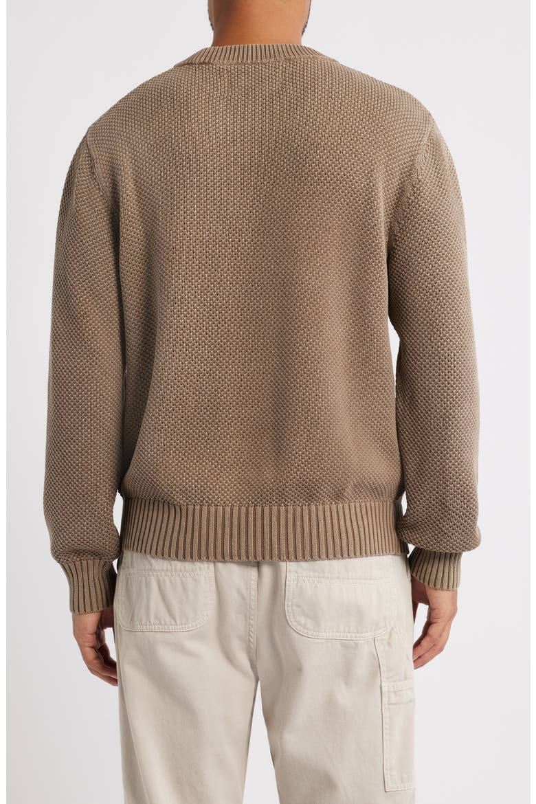 Cotton Pocket Sweater, Alternate, color, BROWN