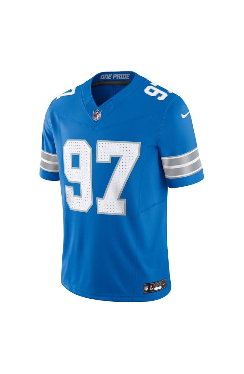 Nike Men's Nike Aidan Hutchinson Blue Detroit Lions Vapor F.U.S.E. Limited Jersey, Alternate, color, Blue